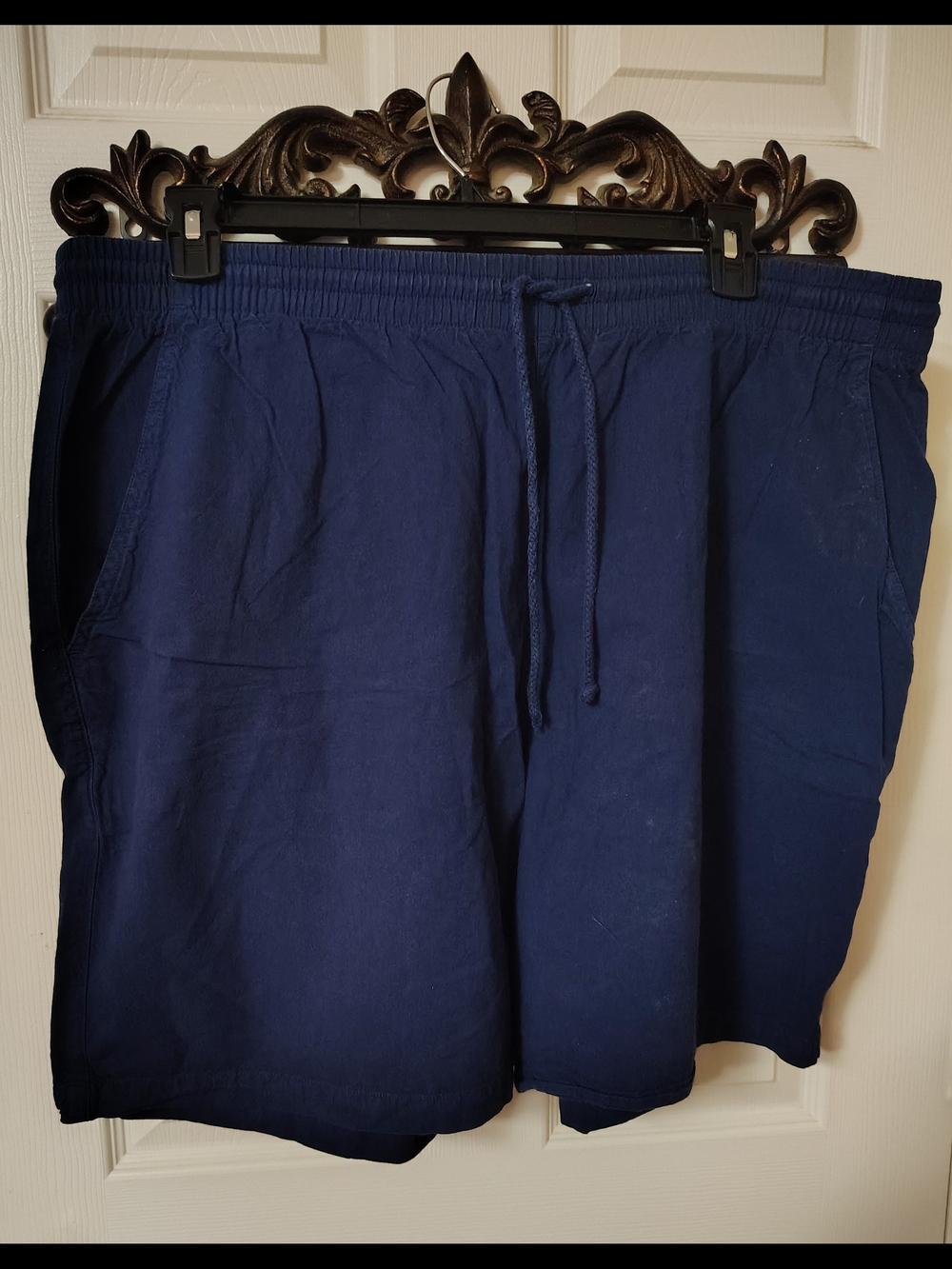 Navy Elastic Waist Women’s Shorts